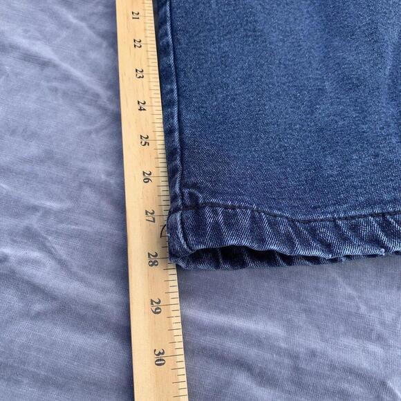 BC Clothing Mens Fleece Lined Medium Wash Blue Jeans Straight Leg 40x30 READ​​ - Picture 7 of 12